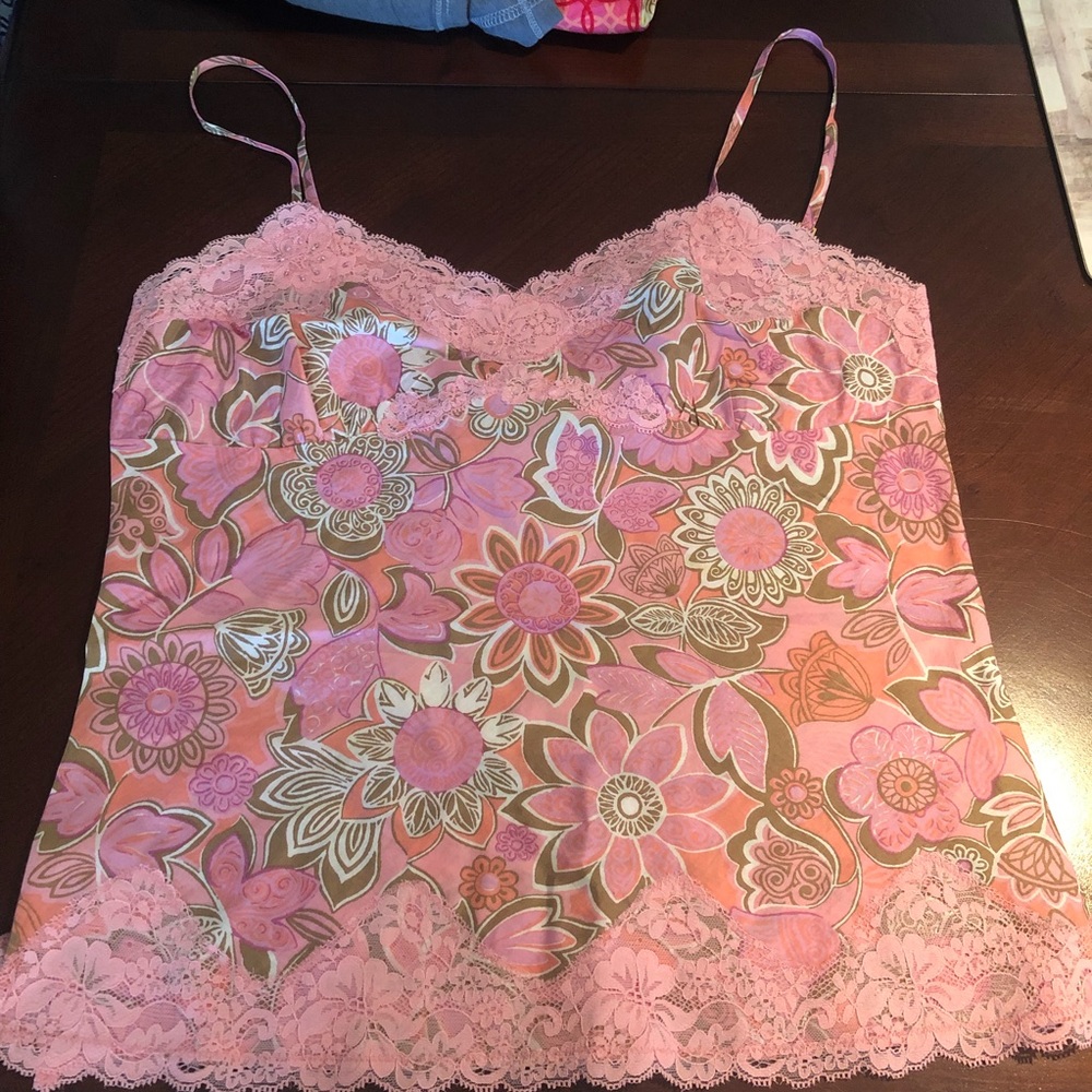 Express floral tank top